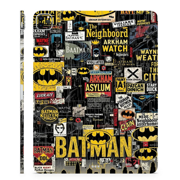 3D Embossed Tablet Skin Gotham City Adverts