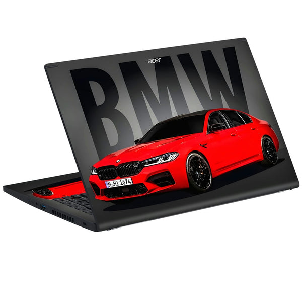 Acer Laptop Skin - BMW M Series Red Sedan