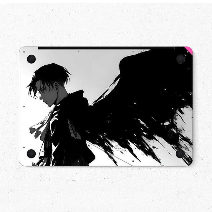 MacBook Laptop Skin - Levi Black Wing Attack