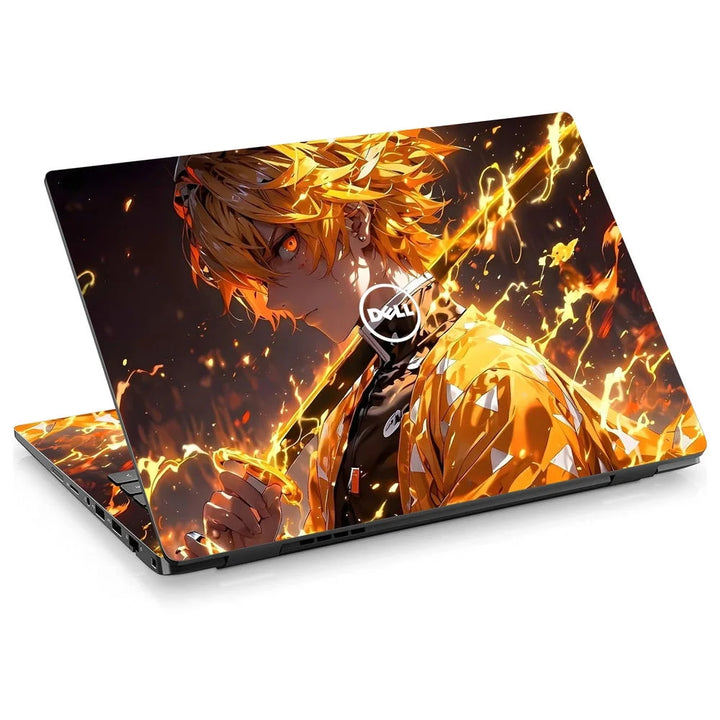 3D Embossed Laptop Skin - Zenitsu Agatsuma