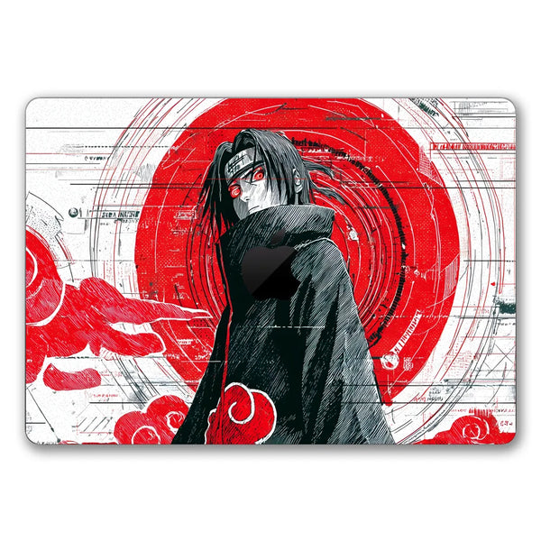 MacBook Laptop Skin - Itachi Uchiha Scarlet Grunge