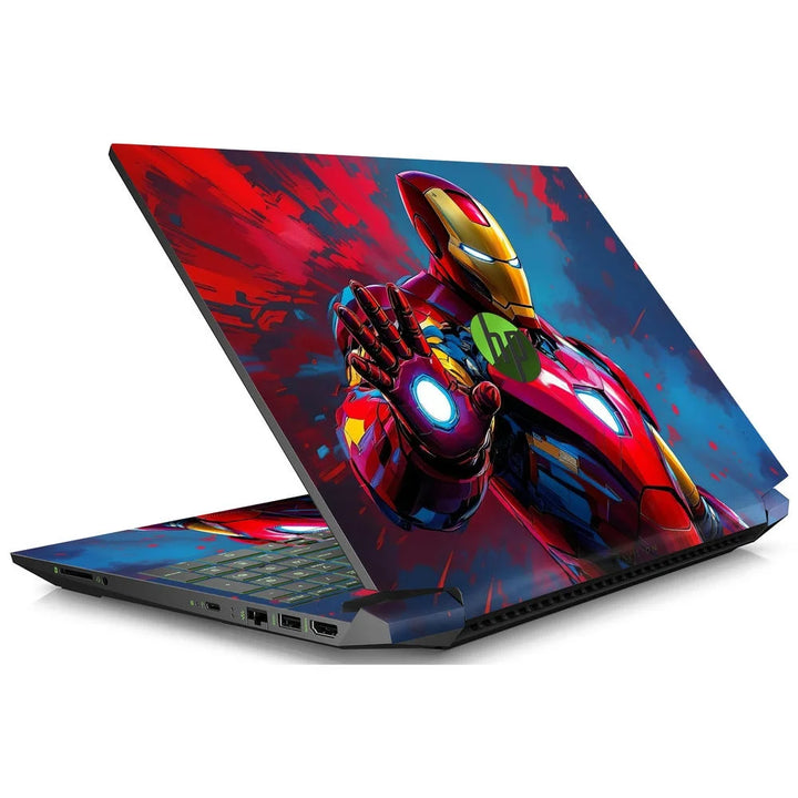 3D Embossed Laptop Skin - Spider-Man Suit Red Blue Back