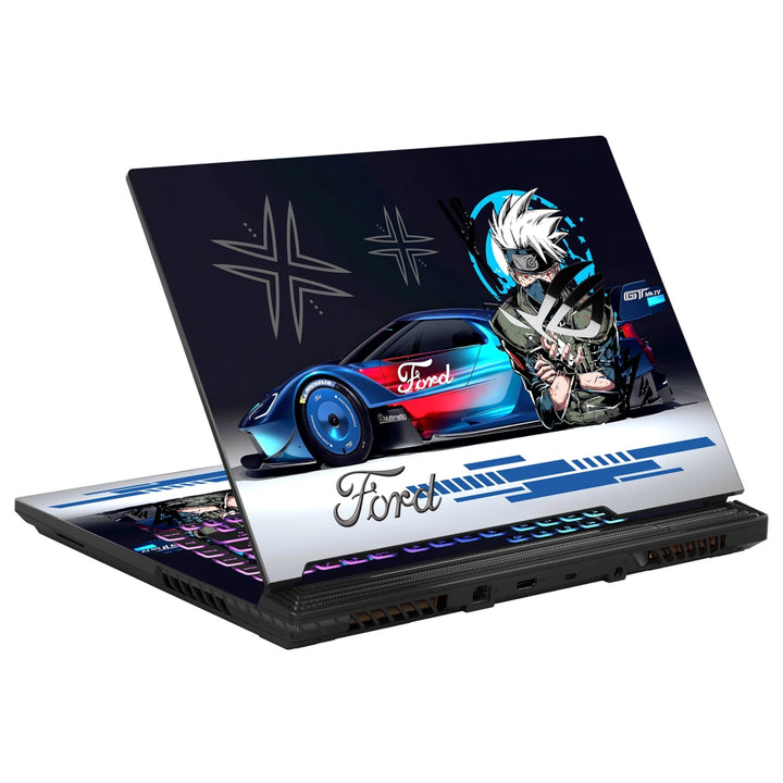 3M Material Textured Embossed Laptop Skin - Ford GT Kakashi Anime Racing