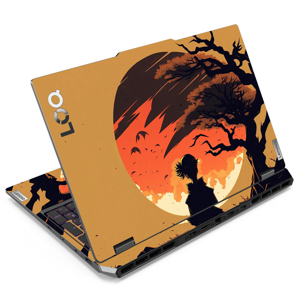 Shop Girl Under the Full Moon Blood and Tree Laptop Skin for Lenovo LOQ