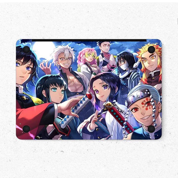 MacBook Laptop Skin - Demon Slayer Hashira Night Group Portrait