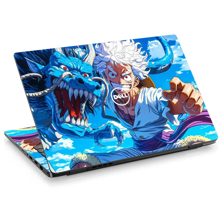 3D Embossed Laptop Skin - Luffy Dragon Art