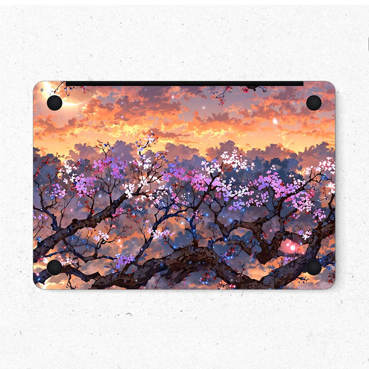 MacBook Laptop Skin - Abstract Pink Cherry Blossom Forest