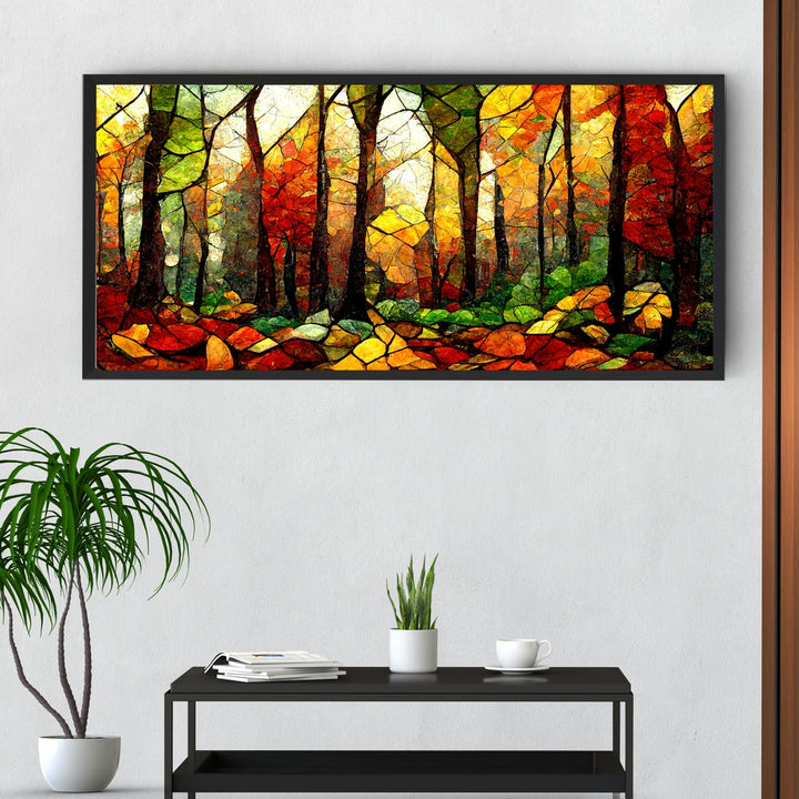 Canvas Painting - Colorful Autumn Forest