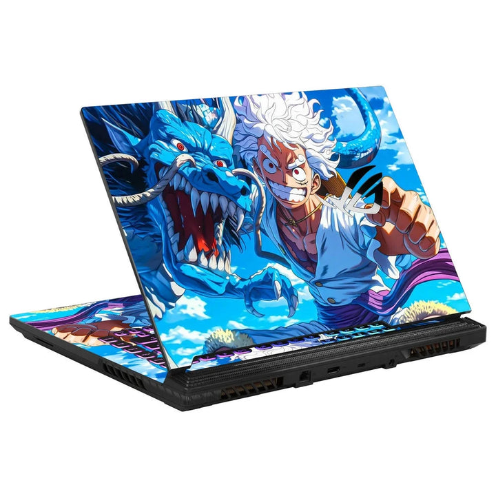 3D Embossed Laptop Skin - Luffy Dragon Art