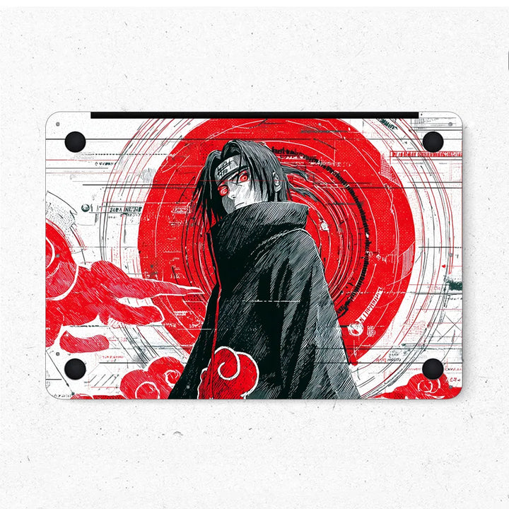 MacBook Laptop Skin - Itachi Uchiha Scarlet Grunge