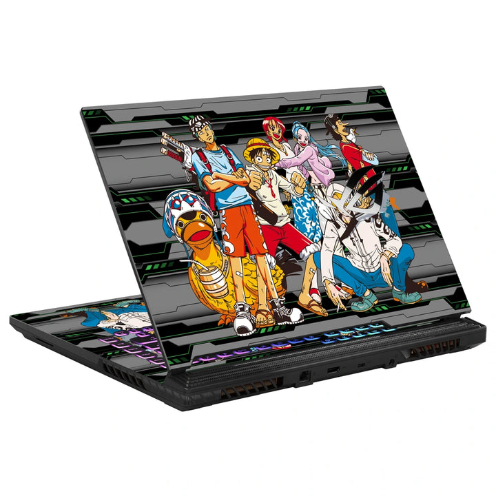 3M Material Textured Embossed Laptop Skin - One Piece Straw Hat Crew Poster