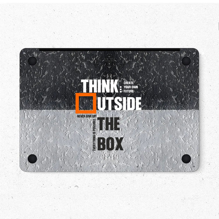 MacBook Laptop Skin - Motivational Think Outside the Box