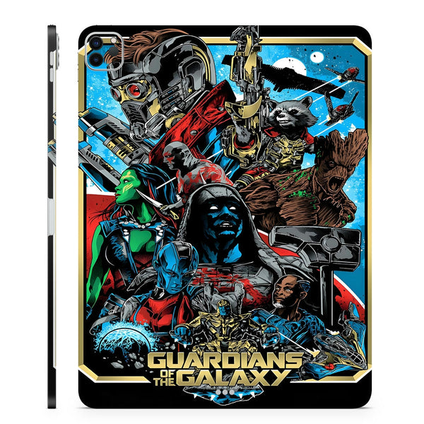 3D Embossed Tablet Skin Cosmic Guardians Frame Art