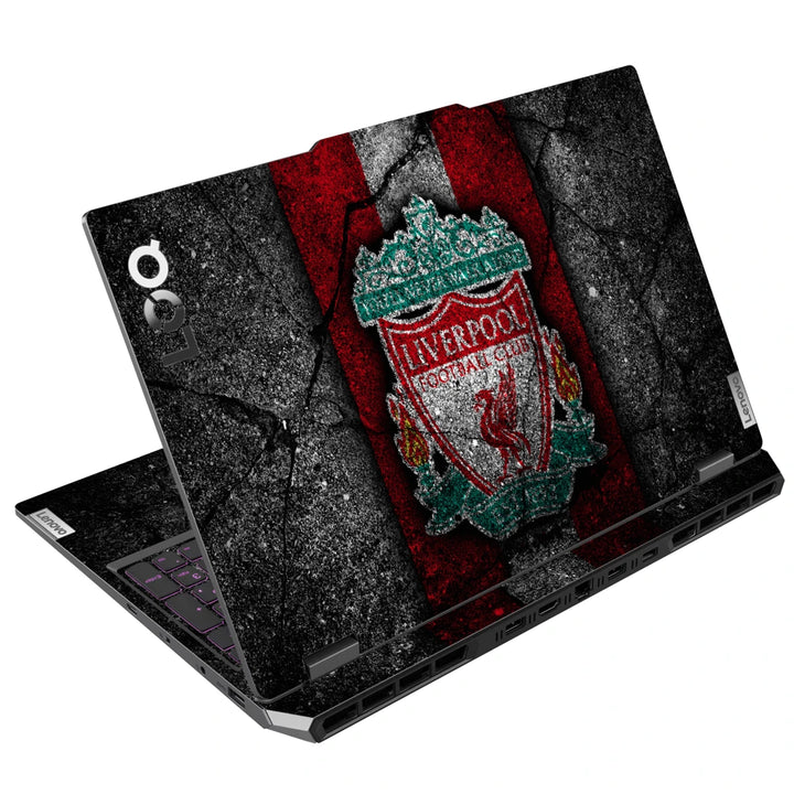 3M Material Textured Embossed Laptop Skin - Liverpool FC Red Crest and Motto