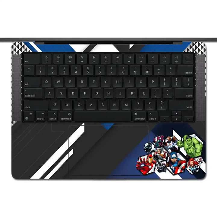 Avengers Team Hexagon Laptop Skin for MacBook | Buy Online Now ...