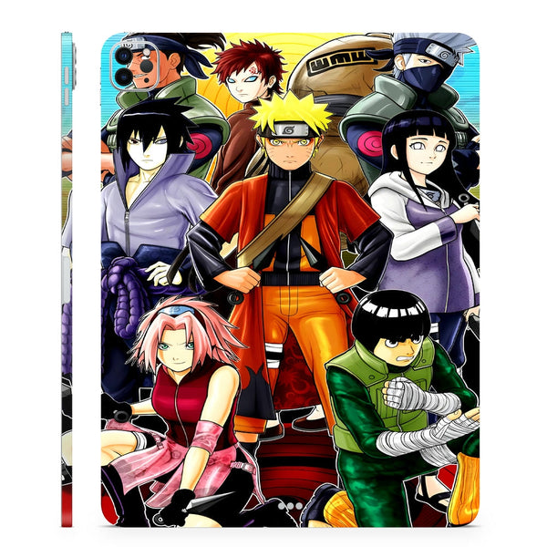 3D Embossed Tablet Skin Naruto Konoha Shinobi Squad