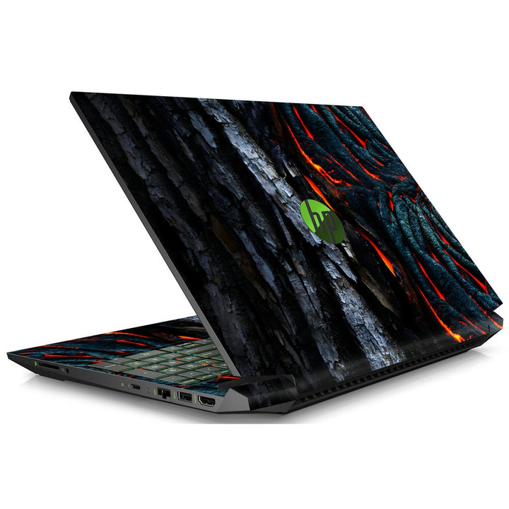 Shop Orange Lava in Tree Root Laptop Skin for HP | Buy Online Now ...