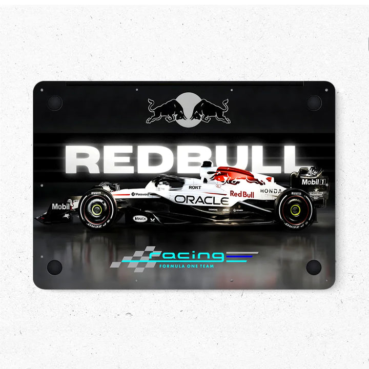MacBook Laptop Skin - F1 Red Bull Neon Style Car