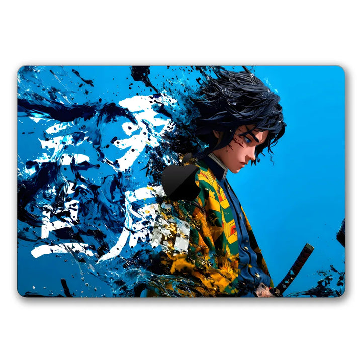 MacBook Laptop Skin - Demon Slayer Ink Splash Dissolve