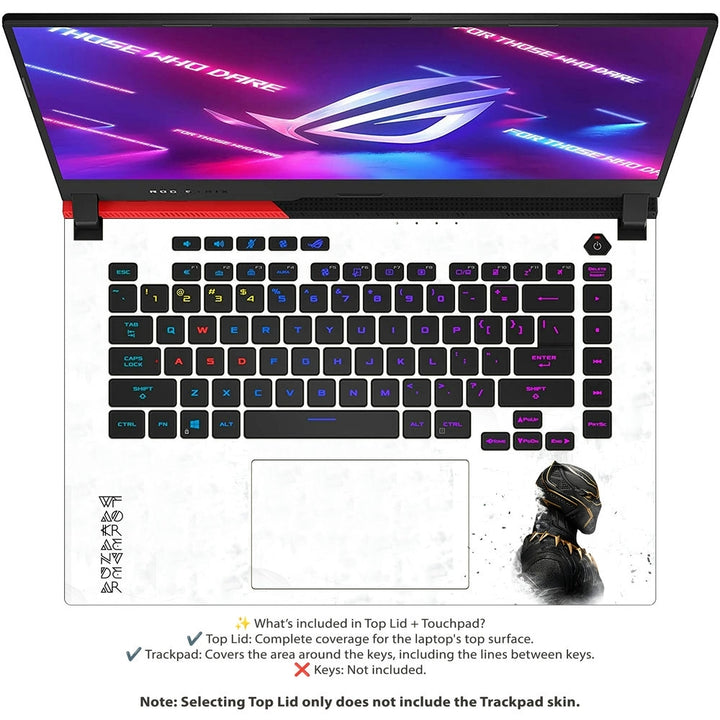 Asus Laptop Skin - Wakanda Forever Shadow Panther Elite