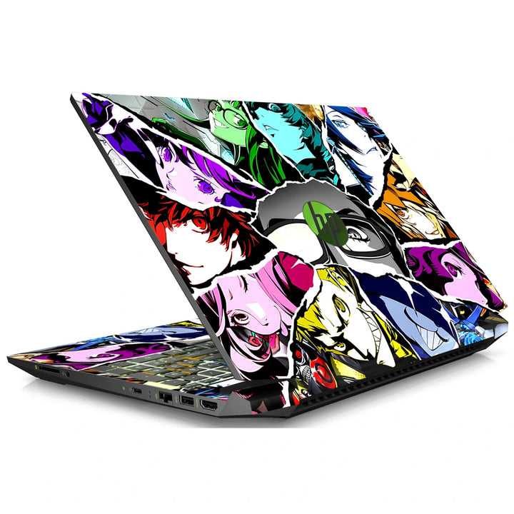 3M Material Textured Embossed Laptop Skin - Persona 5 Phantom Thieves Collage