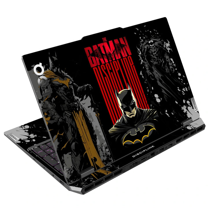 Batman Discipline Triptych Laptop Skin | 3D Embossed 3M Vinyl – SkinsLegend