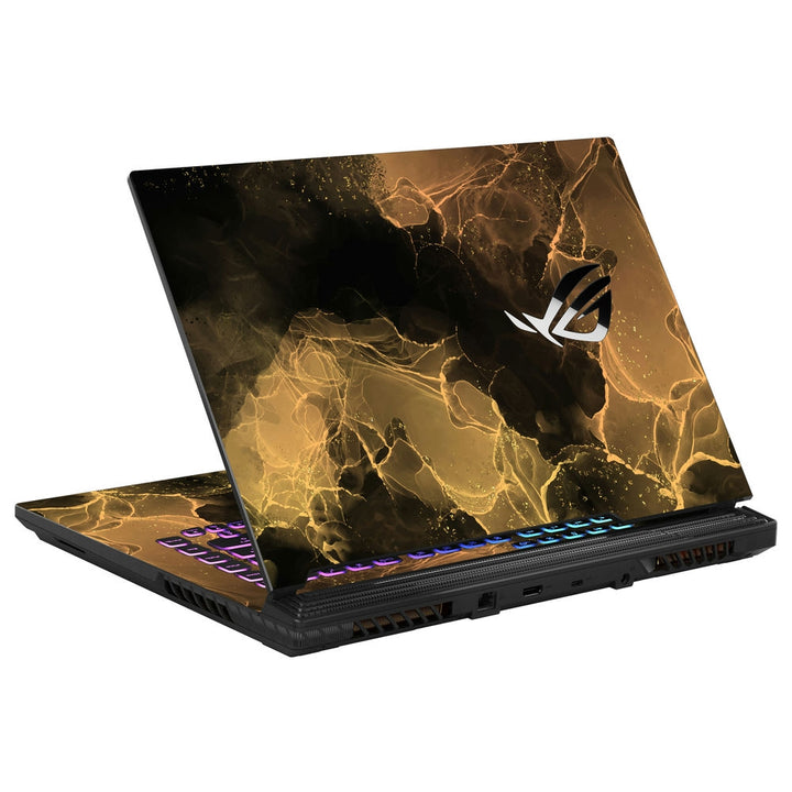 Asus Laptop Skin - Golden Glow Marble Texture