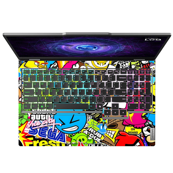 Shop Dg Sticker Bomb Laptop Skin for Lenovo LOQ | Buy Online Now ...