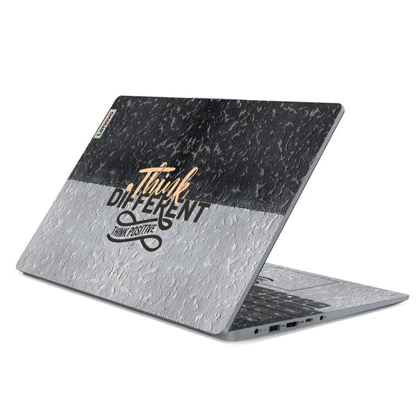 3M Material Textured Embossed Laptop Skin - Apple Think Different Grunge Metal
