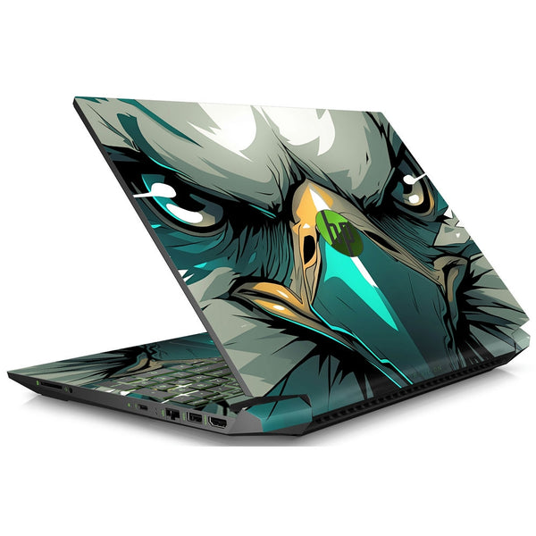 HP Laptop Skin - Fierce Eagle Face Art