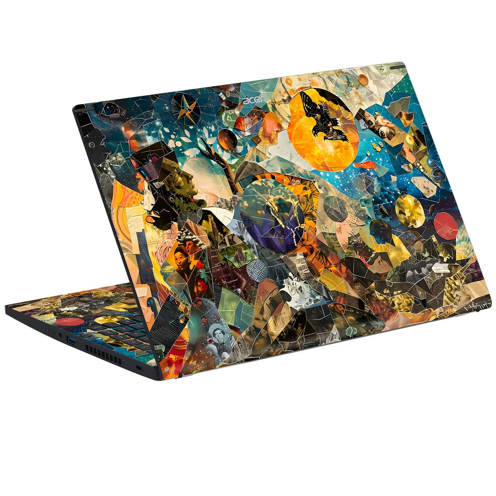 Shop Explosive Colorful Abstract Laptop Skin for Acer | Buy Online Now ...