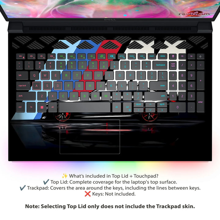 Dell Laptop Skin - BMW M Performance Black
