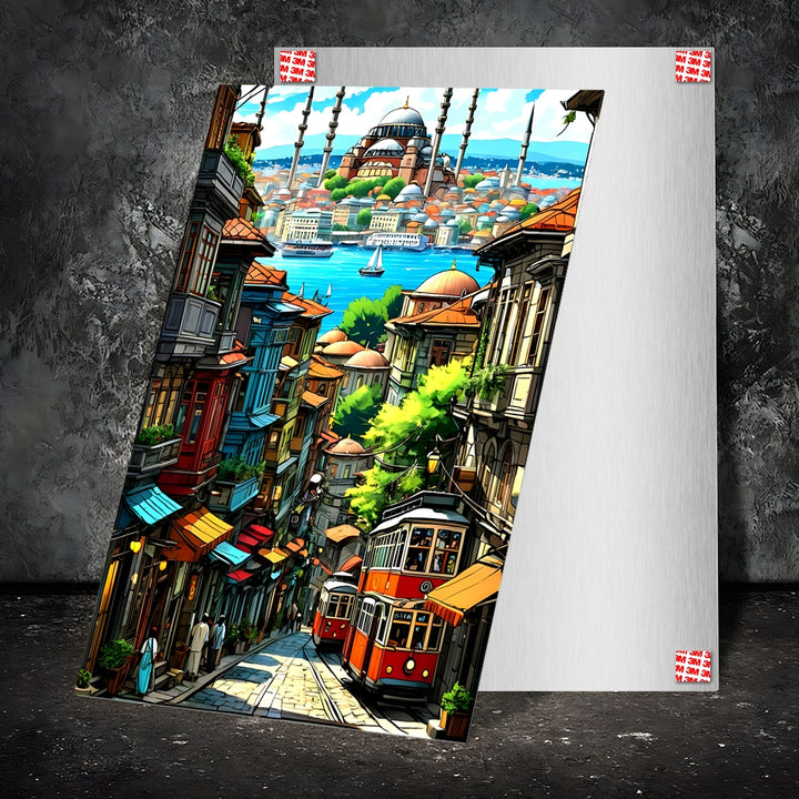 High-Quality Metal Posters - Painting PA03 | Vibrant Colors & Sharp ...