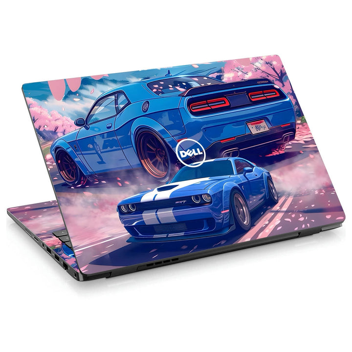 Dell Laptop Skin - Dodge Challenger Blue Muscle