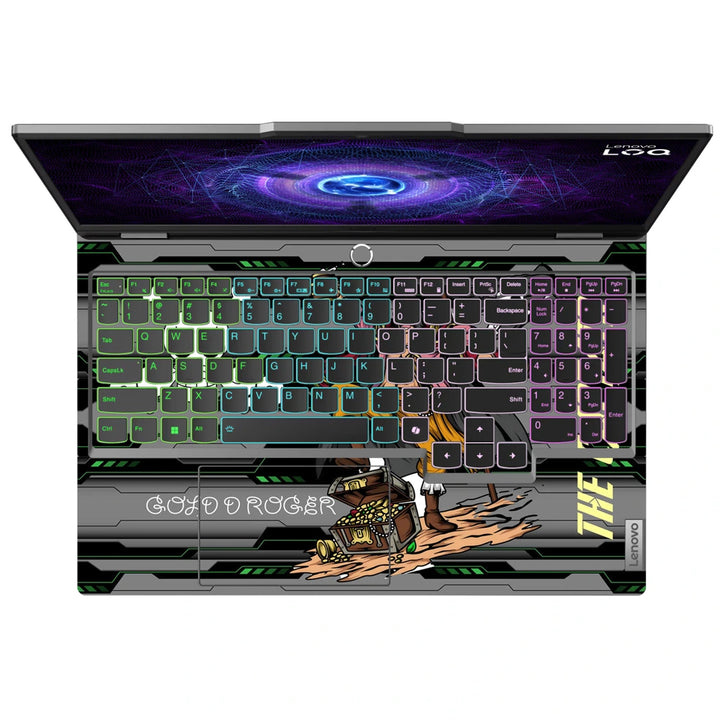 3M Material Textured Embossed Laptop Skin - One Piece Luffy Gear Five Captain