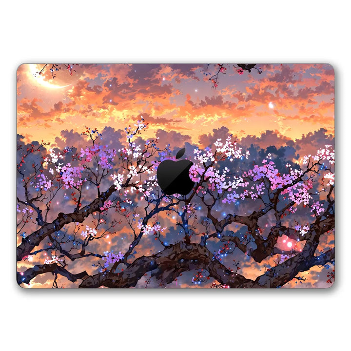 MacBook Laptop Skin - Abstract Pink Cherry Blossom Forest