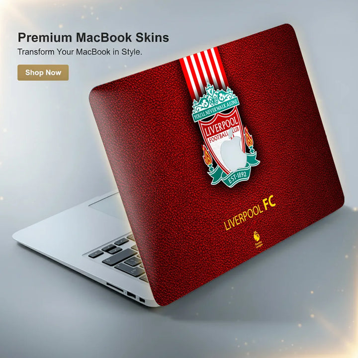 MacBook Laptop Skin - Liverpool FC Grunge Red Art