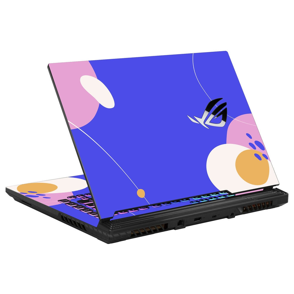 Shop Purple Floral Pattern Laptop Skin for Asus Buy Online Now