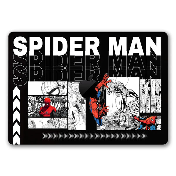MacBook Laptop Skin - Spider-Man Pop Art Comic Print