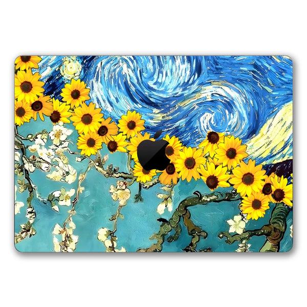 MacBook Laptop Skin - Van Gogh Sunflowers Oil Painting