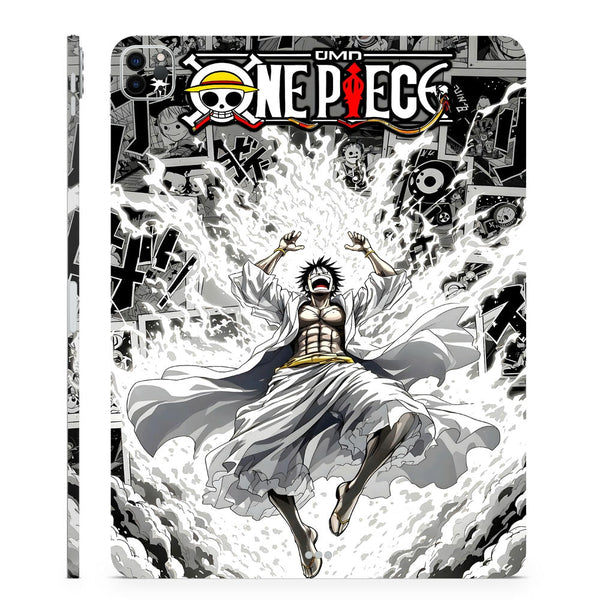 3D Embossed Tablet Skin One Piece Luffy Gear 5 Awakens