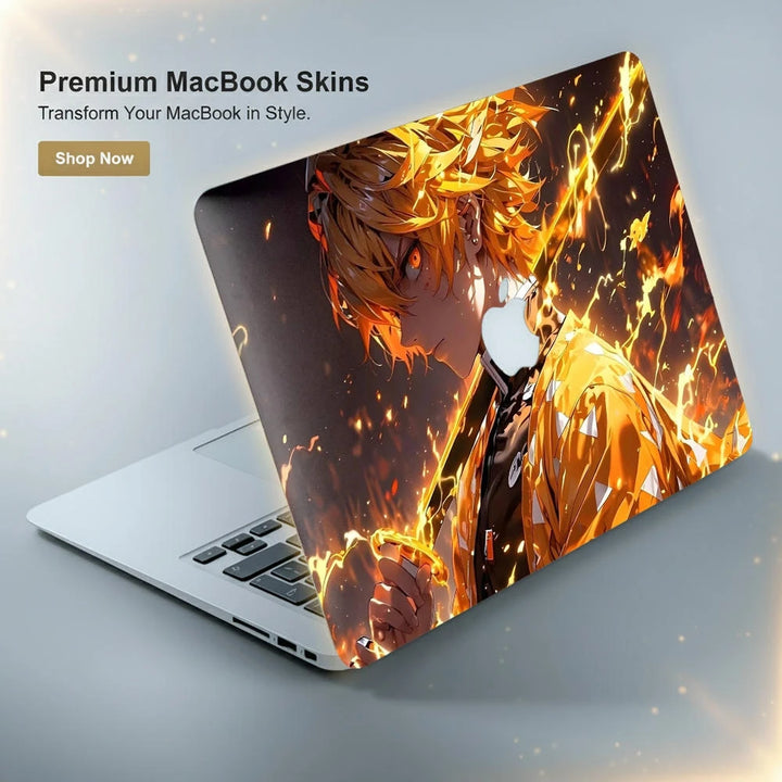 MacBook Laptop Skin - Zenitsu Agatsuma