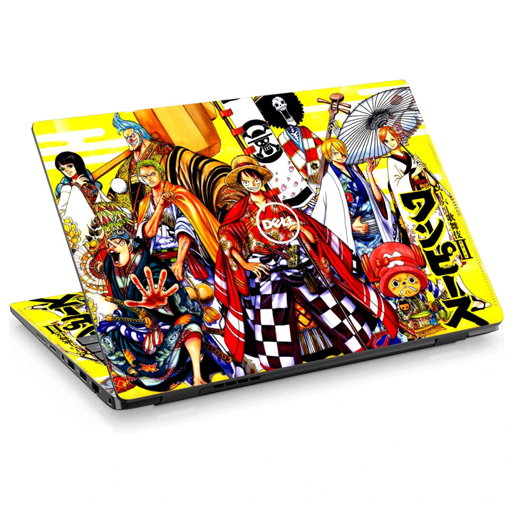 3M Material Textured Embossed Laptop Skin - One Piece Luffy Gear Five Battle