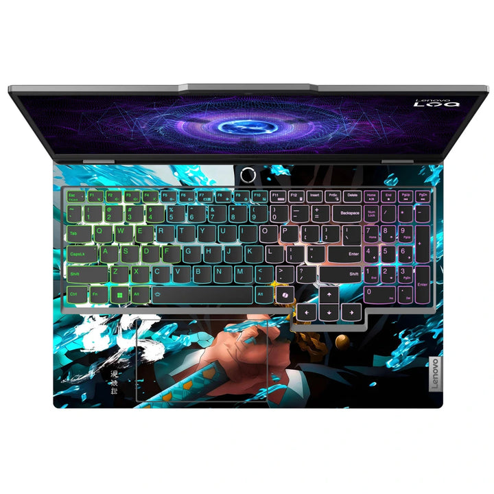 3M Material Textured Embossed Laptop Skin - Muichiro Mist Breathing Blade