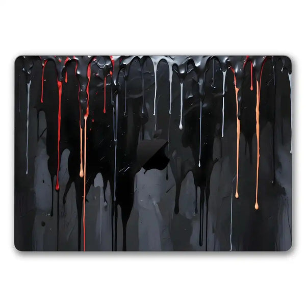 MacBook Laptop Skin - Vertical Neon Stripe Art Design