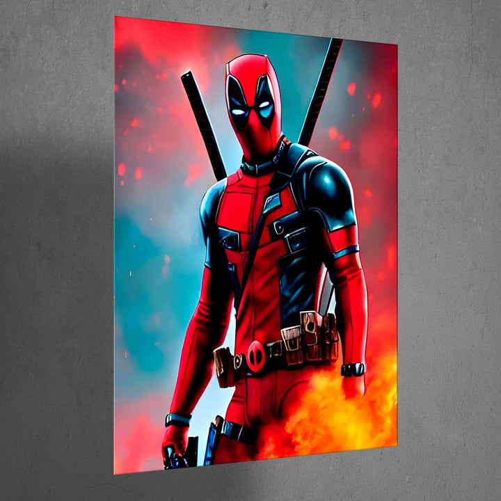 High-Quality Metal Posters - Superhero Deadpool DP03 | Vibrant Colors ...