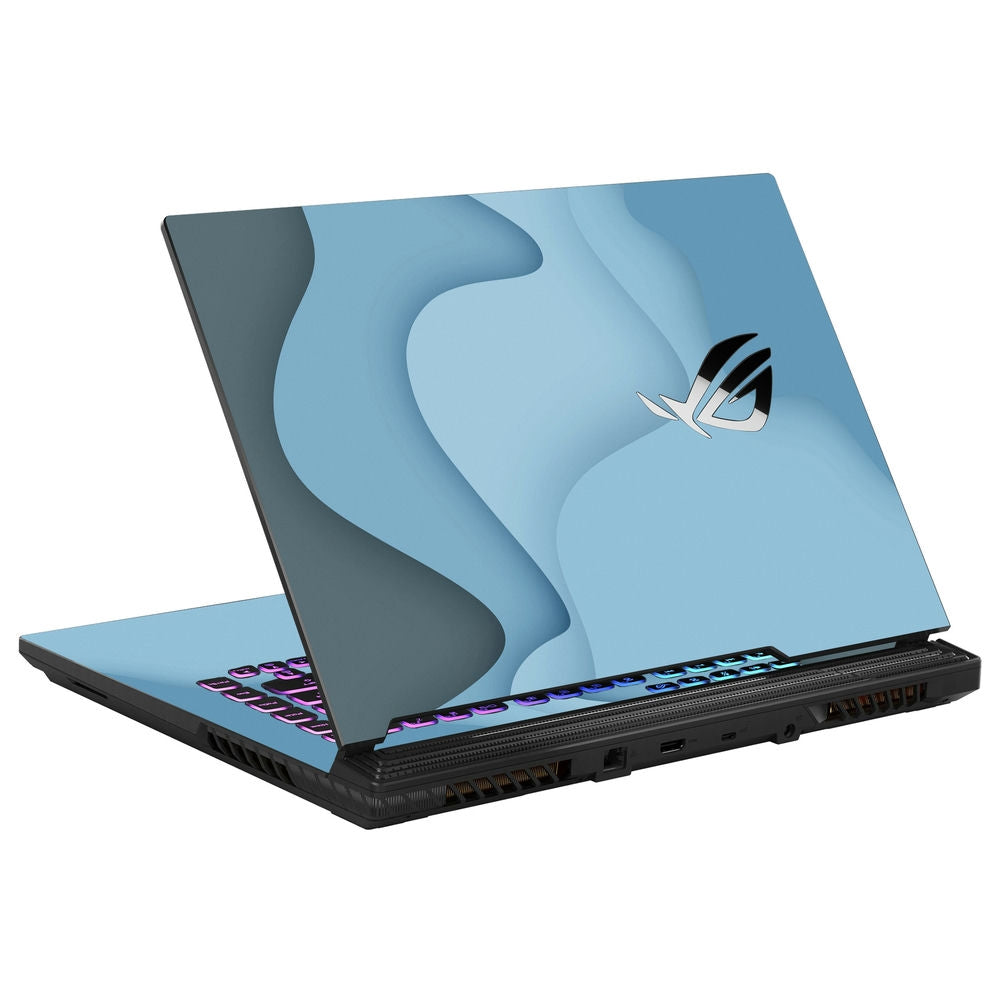Shop Pastel Blue Paper Cutout Art Laptop Skin for Asus | Buy Online Now ...