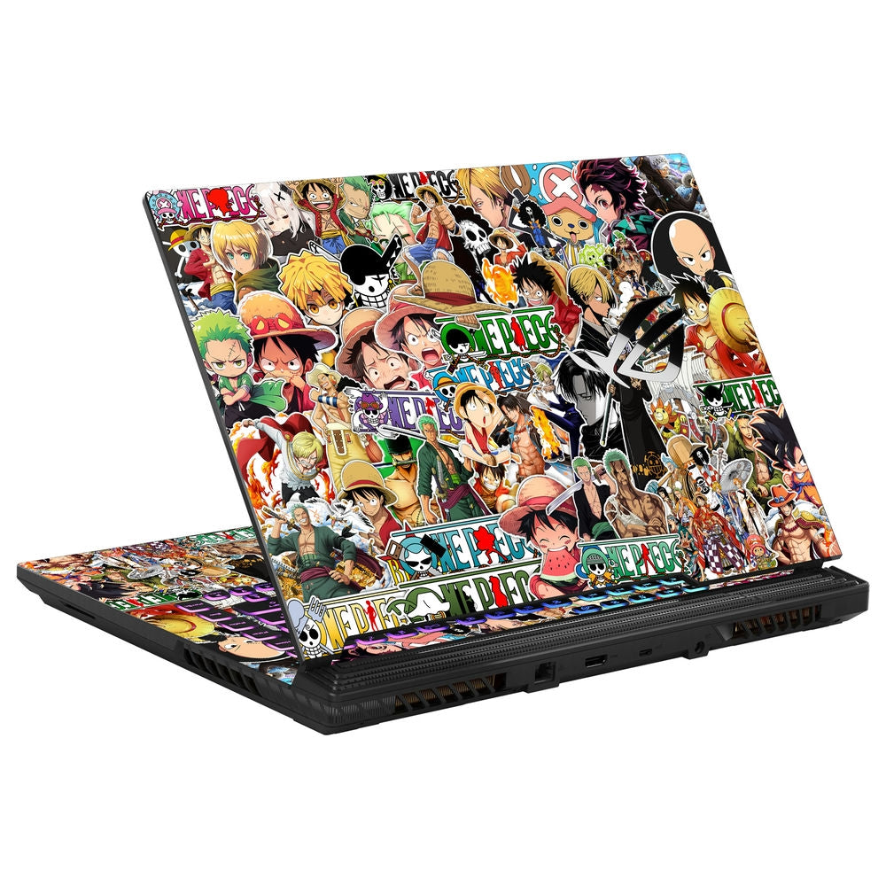 Shop One Piece Sticker Bomb Laptop Skin for Asus Buy Online Now