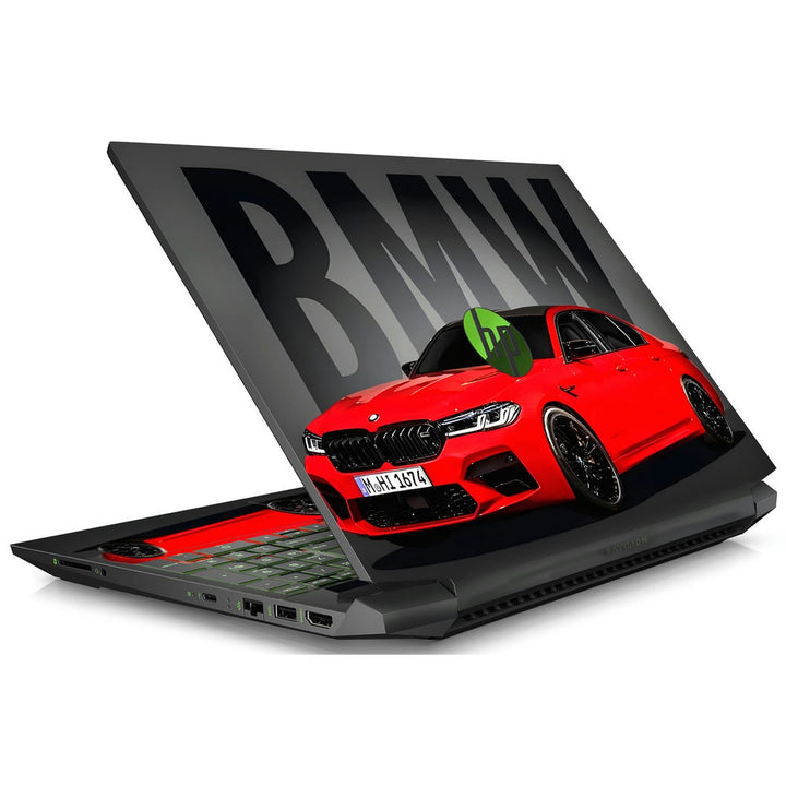 HP Laptop Skin - BMW M Series Red Sedan
