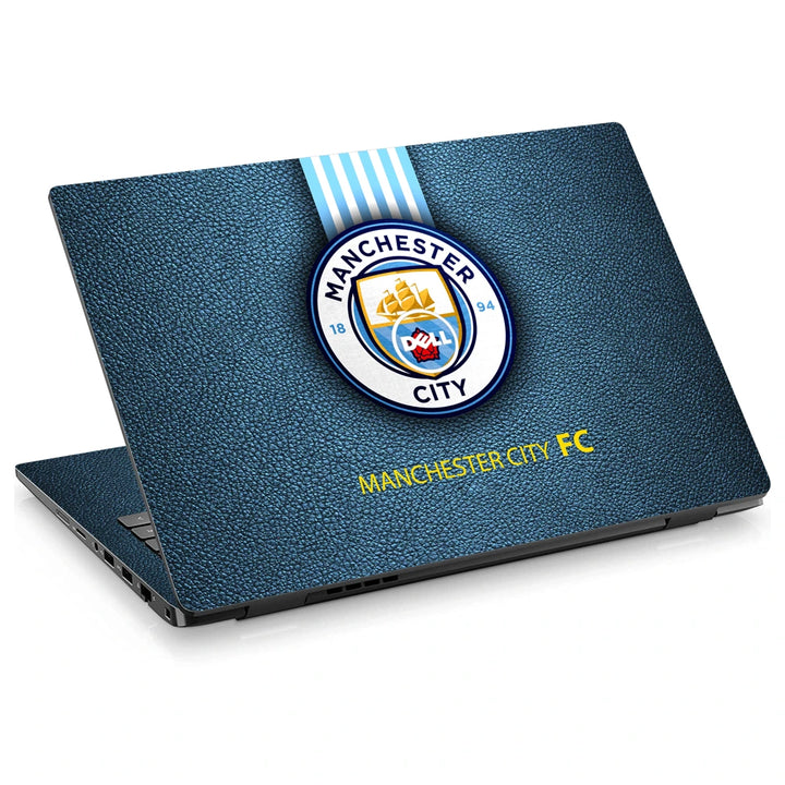 3M Material Textured Embossed Laptop Skin - Man City Modern Navy Crest